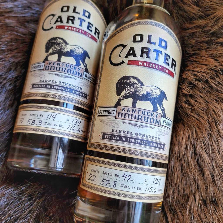 Old Carter 15 year Kentucky Straight Bourbon Whiskey: Single Barrels #10 and #22