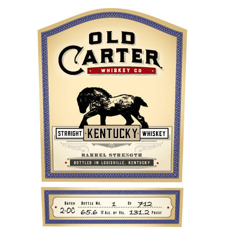 Old Carter Straight Kentucky Whiskey Very Small Batch #2-OC (750mL)
